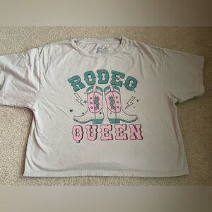 Rodeo Queen Cropped Graphic Tee